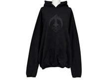 Load image into Gallery viewer, YZY × GOSHA イージー ゴーシャ 24FW CRESCENT パーカー ブラック クレセント コットン 3 カニエウエスト ye 美品 中古 4b010614