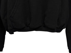 YZY × GOSHA イージー ゴーシャ 24FW CRESCENT パーカー ブラック クレセント コットン 3 カニエウエスト ye 美品 中古 4b010614