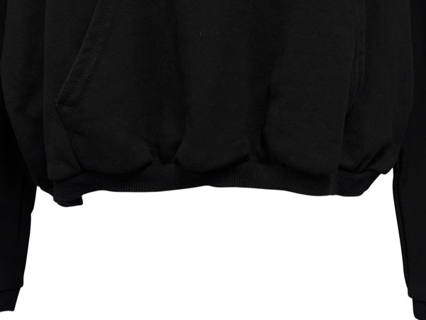 YZY × GOSHA イージー ゴーシャ 24FW CRESCENT パーカー ブラック クレセント コットン 3 カニエウエスト ye 美品 中古 4b010614
