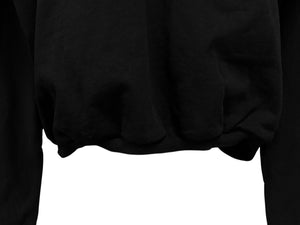 YZY × GOSHA イージー ゴーシャ 24FW CRESCENT パーカー ブラック クレセント コットン 3 カニエウエスト ye 美品 中古 4b010614