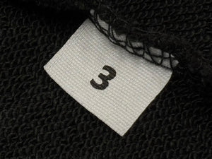 YZY × GOSHA イージー ゴーシャ 24FW CRESCENT パーカー ブラック クレセント コットン 3 カニエウエスト ye 美品 中古 4b010614
