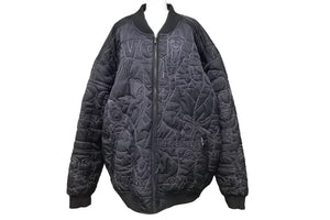 PELLE PELLE ペレペレ ブルゾン キルティング ダウンジャケット ブラック サイズ3XL 美品 中古 50090