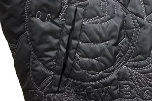 PELLE PELLE ペレペレ ブルゾン キルティング ダウンジャケット ブラック サイズ3XL 美品 中古 50090