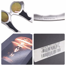 Load image into Gallery viewer, 名作 新品同様 OAKLEY オークリー サングラス オーバーザトップ シルバー オレンジ ヴィンテージ アイウェア アーカイブ 箱つき 50091
