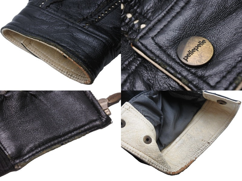 Pelle Pelle ペレペレ ブルゾン ヴィンテージ レザージャケット サイズ46 ブラック メンズウェア 中古 50138 – Casanova  Vintage