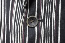 画像をギャラリービューアに読み込む, COMME des GARCONS HOMME コムデギャルソンオム キューバ期 ペイントジャケット ブラック サイズS コットン 美品 中古 50144