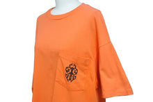 画像をギャラリービューアに読み込む, ChromeHearts クロムハーツ ダガー 半袖Tシャツ ロゴ トップス USA製 コットン オレンジ サイズL 良品 中古 50202