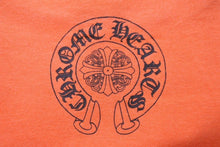 画像をギャラリービューアに読み込む, ChromeHearts クロムハーツ ダガー 半袖Tシャツ ロゴ トップス USA製 コットン オレンジ サイズL 良品 中古 50202