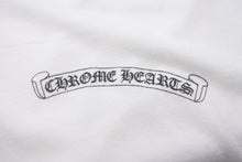 画像をギャラリービューアに読み込む, CHROME HEARTS クロムハーツ 長袖Ｔシャツ CHクロス ホワイト コットン サイズM アメリカ製 美品 中古 50244