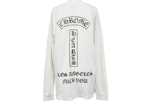 Load image into Gallery viewer, CHROME HEARTS クロムハーツ 長袖Ｔシャツ カットソー サイズM ロゴ入り ホワイト コットン 良品 中古 50270