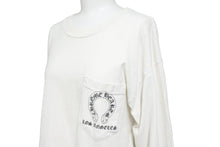 Load image into Gallery viewer, CHROME HEARTS クロムハーツ 長袖Ｔシャツ カットソー サイズM ロゴ入り ホワイト コットン 良品 中古 50270