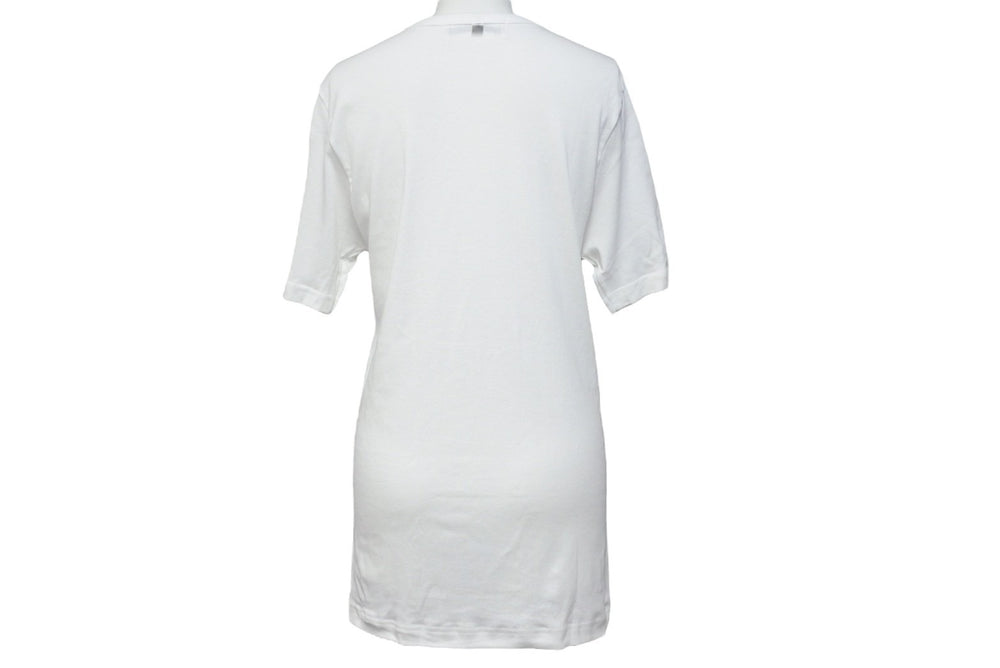 CHROME HEARTS クロムハーツ 半袖Ｔシャツ Vネック コットン ホワイト サイズL CH1150 美品 中古 50292