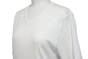 CHROME HEARTS クロムハーツ 半袖Ｔシャツ Vネック コットン ホワイト サイズL CH1150 美品 中古 50292