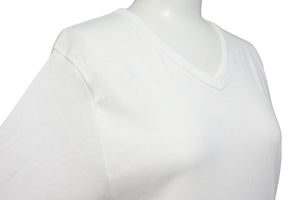 CHROME HEARTS クロムハーツ 半袖Ｔシャツ Vネック コットン ホワイト サイズL CH1150 美品 中古 50292