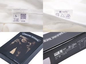 CHROME HEARTS クロムハーツ 半袖Ｔシャツ Vネック コットン ホワイト サイズL CH1150 美品 中古 50292