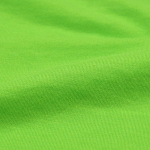 New and unused GUCCI Gucci Interlocking G Embroidered Cotton Jersey T-shirt 1155 Bright Green Cut and Sewn L Size Used 4a005057
