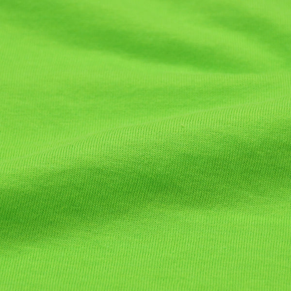 New and unused GUCCI Gucci Interlocking G Embroidered Cotton Jersey T-shirt 1155 Bright Green Cut and Sewn L Size Used 4a005057