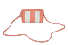 画像をギャラリービューアに読み込む, BALENCIAGA バレンシアガ バザール ショルダーバッグ ウォレット ポーチ レザー ピンク ホワイト シルバー金具 レディース 美品 中古 50611