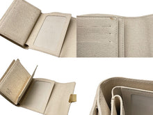 Load image into Gallery viewer, LOUIS VUITTON ルイヴィトン ポルトフォイユ ジョイ 三つ折り財布 N60030 ダミエ アズール ホワイト グレー PVC 美品 中古 65076