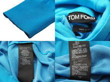 Load image into Gallery viewer, TOMFORD トムフォード ハイネック ニット BVY21 TFN120 109 イタリア製 ポリエステル コットン ブルー サイズ46 美品 中古 50800