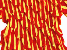 画像をギャラリービューアに読み込む, 極美品 ISSEY MIYAKE イッセイミヤケ プリーツ 長袖カットソー IM84-FJ966 サイズM ポリエステル レッド イエロー 中古 4b005083