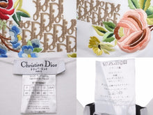 Load image into Gallery viewer, Christian Dior クリスチャンディオール タンクトップ トロッター 1番 刺繍花柄 5E16155961 ホワイト サイズ42 美品 中古 50944