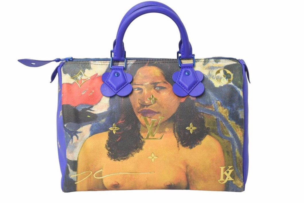 新品同様 Louis Vuitton Gauguin スピーディ マスターズコレクション ゴーギャンコラボ ジェフクーンズ 30 17年 中古  51076 – Casanova Vintage