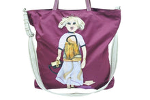 Load image into Gallery viewer, PRADA プラダ ロボットモチーフナイロンショルダーバッグ 2WAYバッグ BR2897 イタリア製 ナイロン レザー ボルドー 美品 中古 51131