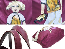 Load image into Gallery viewer, PRADA プラダ ロボットモチーフナイロンショルダーバッグ 2WAYバッグ BR2897 イタリア製 ナイロン レザー ボルドー 美品 中古 51131