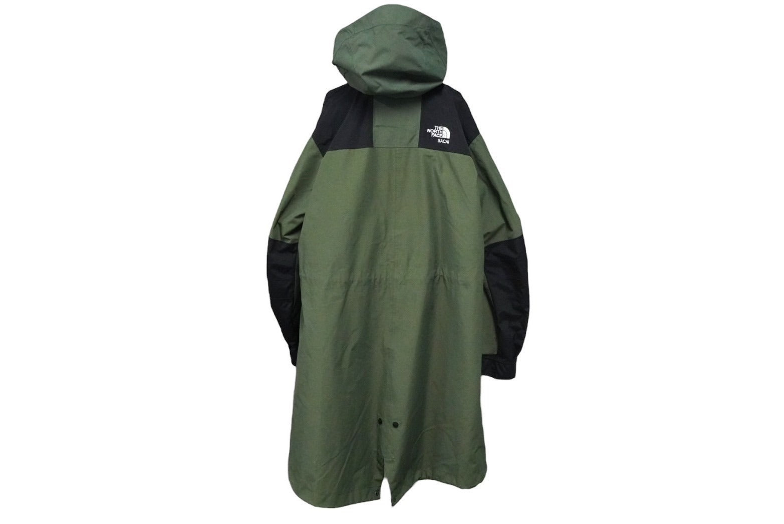 THE NORTH FACE × sacai ザノースフェイス サカイ 17AW ナイロン モッズ コート カーキ NP6171SA ロゴ サイズM  美品 中古 51178 – Casanova Vintage