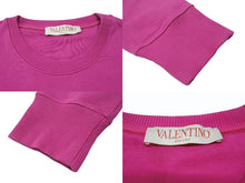 画像をギャラリービューアに読み込む, 極美品 Valentino ヴァレンチノ ロゴ クルーネックスウェットシャツ XB3MF14Y6WT コットン ピンク サイズS 中古 4b005118