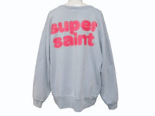Load image into Gallery viewer, 新品未使用 SAINT Mxxxxxx セントマイケル クルーネックスウェット SM-YS1-0000-038 ブルー コットン サイズS 中古 4b005120