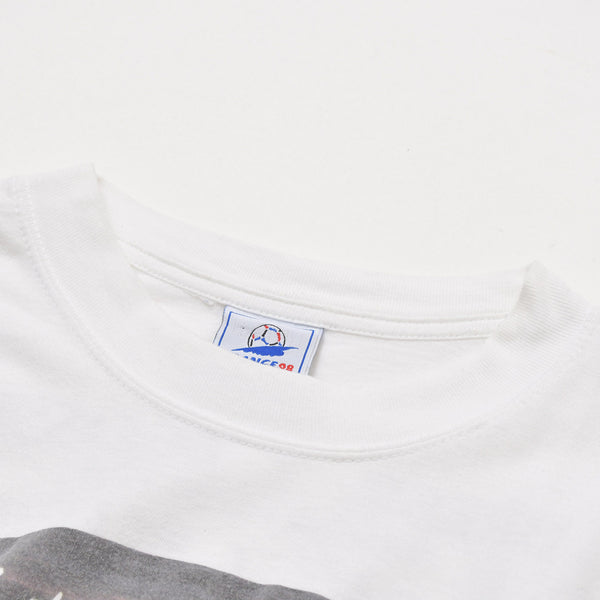 FRANCE 98 公式アートグラフィックTシャツ 1998年 ワールドカップ フランス大会 W杯 ホワイト サイズ不明 サッカー サンドニ S.デキュジス ポスターアート 美品 中古 4a005122