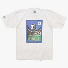 新品未使用 FRANCE 98 公式アートグラフィックTシャツ 1998年 ワールドカップ フランス大会 W杯 サッカー Mサイズ 中古 4a005124