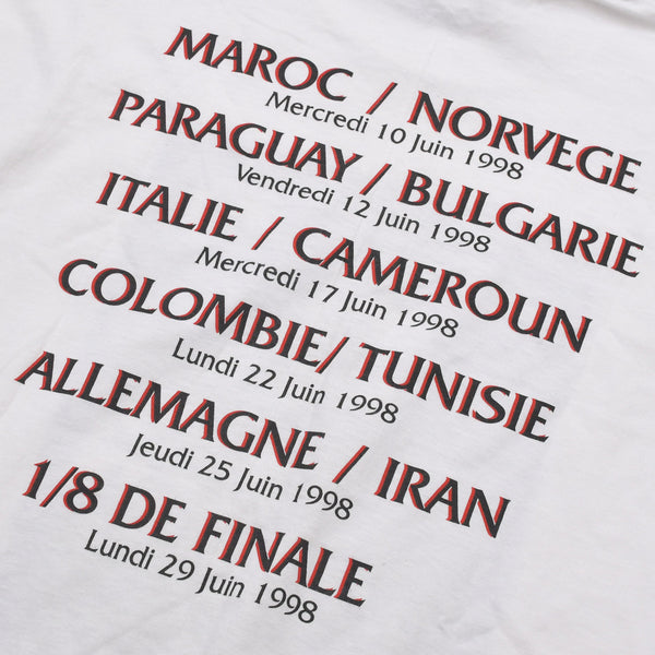 新品未使用 FRANCE 98 公式アートグラフィックTシャツ 1998年 ワールドカップ フランス大会 W杯 サッカー Mサイズ 中古 4a005124