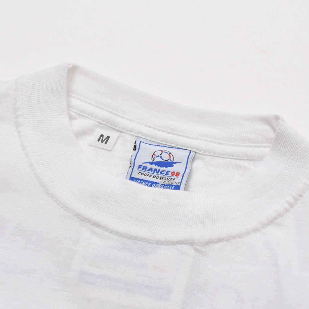 新品未使用 FRANCE 98 公式アートグラフィックTシャツ 1998年 ワールドカップ フランス大会 W杯 サッカー Mサイズ 中古 4a005124