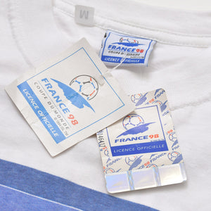 新品未使用 FRANCE 98 公式アートグラフィックTシャツ 1998年 ワールドカップ フランス大会 W杯 サッカー Mサイズ 中古 4a005124