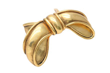 画像をギャラリービューアに読み込む, BALENCIAGA バレンシアガ バレッタ アクセサリー 小物 髪留め リボン フランス製 GP ゴールド 良品 中古 51424