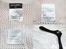 画像をギャラリービューアに読み込む, CHANEL シャネル ニット ロング カーディガン ピンク 09C ココマーク トップス ロゴ 刺繍 P34800K01095 サイズ34 美品 中古 51484