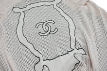 画像をギャラリービューアに読み込む, CHANEL シャネル ニット ロング カーディガン ピンク 09C ココマーク トップス ロゴ 刺繍 P34800K01095 サイズ34 美品 中古 51484
