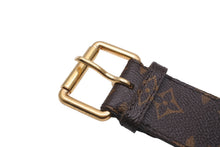 画像をギャラリービューアに読み込む, LOUIS VUITTON ルイ ヴィトン モノグラム サンチュールポシェット デュオ ベルト ブラウン サイズ80/32 M9836 良品 中古 51529