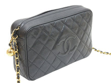 画像をギャラリービューアに読み込む, 極美品 CHANEL シャネル マトラッセ チェーン ショルダーバッグ 3番台 ボール ココマーク キャビア ブラック 中古 51272