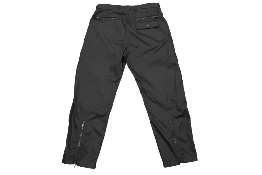PRADA プラダ パンツ RN.98339 CA.34767 メンズ ナイロン ブラック ブラック金具 サイズ46 美品 中古 51741