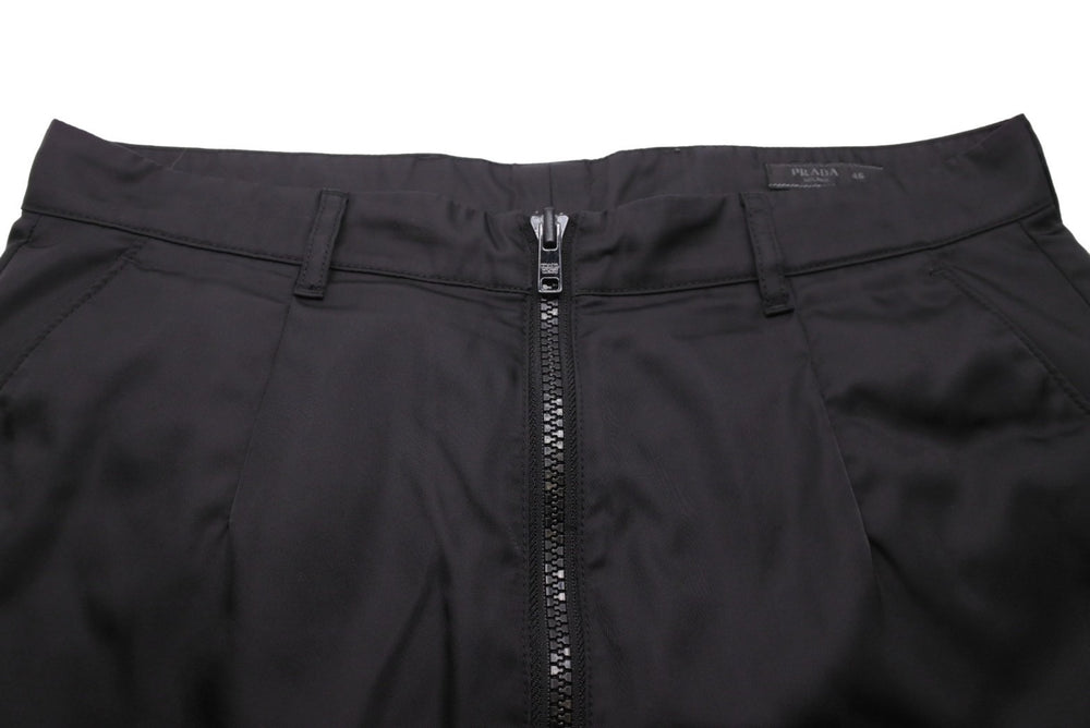 PRADA Prada Pants RN.98339 CA.34767 Men's Nylon Black Black Hardware Size 46 Good Condition Used 51741