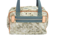 画像をギャラリービューアに読み込む, LOUIS VUITTON ルイヴィトン 美品 M95772 村上隆 モノグラム カモフラージュ デニム ジャスミン ハンドバッグ 中古 51750