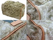 画像をギャラリービューアに読み込む, LOUIS VUITTON ルイヴィトン 美品 M95772 村上隆 モノグラム カモフラージュ デニム ジャスミン ハンドバッグ 中古 51750