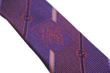 画像をギャラリービューアに読み込む, GUCCI グッチ ネクタイ ストライプ トムブラウン期 GG柄 ロゴ シルク パープル ブルー オレンジ レッド 美品 中古 51802