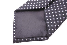 画像をギャラリービューアに読み込む, GUCCI グッチ ネクタイ 紳士 ブラック ホワイト シルク 水玉 総柄 服飾小物 トムフォード期 美品 中古 51810