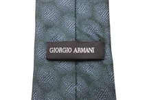 画像をギャラリービューアに読み込む, GIORGIO ARMANI ジョルジオアルマーニー 長さ150cm 大検幅8cm 紳士 ネクタイ イタリア産 中古 51828