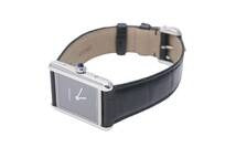 Load image into Gallery viewer, 極美品 Cartier カルティエ タンクマストLM WSTA0072 ブラック文字盤 時計 中古 4c051457
